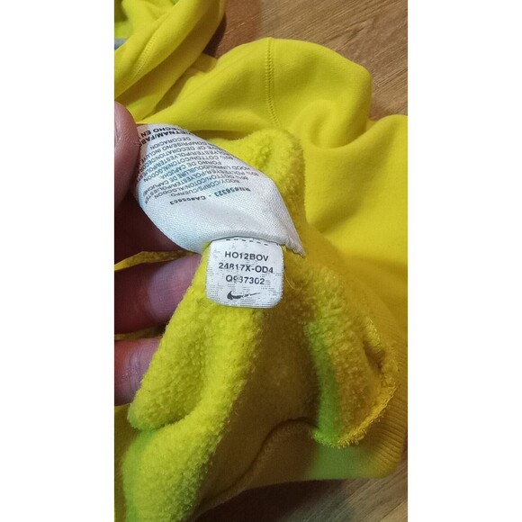 VINTAGE Oregon Ducks Nike Hoodie Large Adult Swoosh Fleece Spell Out Sweatshirt - Picture 9 of 16